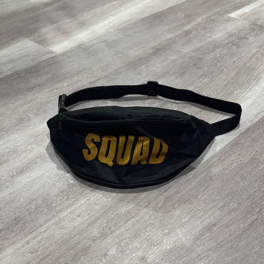 Black and Gold SQUAD Fanny Pack